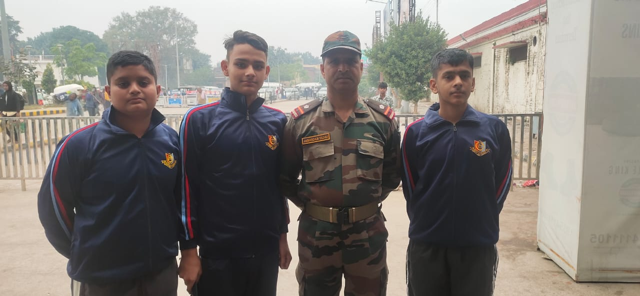 Participation of NCC Cadets of SBS Model High School in Sardar Patel Narmada Track-II at Gujarat